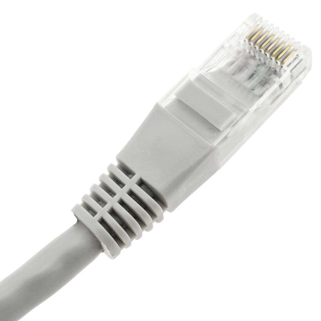 Câble réseau RJ45 plat 25 cm blanc - PRIMEWIRE