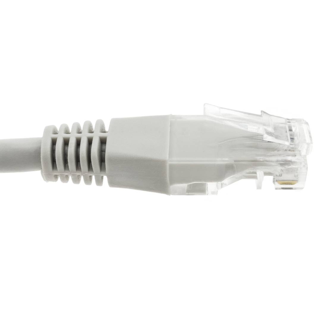 Cable de red ethernet LAN UTP RJ45 de Cat.6 gris de 10m