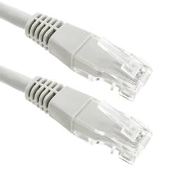 Câble réseau Ethernet LAN UTP RJ45 Cat.6 gris 20m