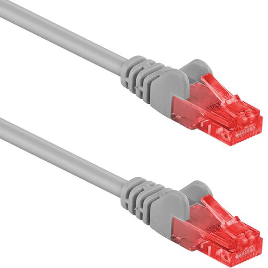 Cable de xarxa ethernet Cat. 6 UTP de 1,5 m de color gris