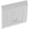 Caja de pared o canaleta de 80x80 con 1 RJ45 FTP Cat.6 568B