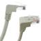 Categorie 6 netwerkkabel Cat.6 RJ45 haaks UTP 24AWG LAN 25 cm