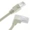 Network cable Category 6 Cat.6 RJ45 right-straight angle FTP 24AWG LAN of 2 m