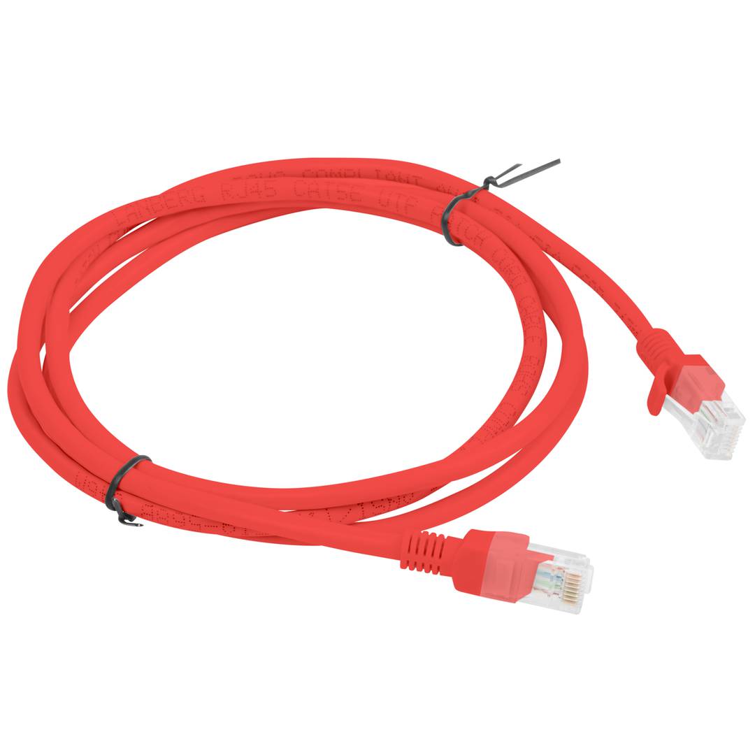 Cavo di rete Ethernet UTP Lanberg Cat.6 rosso 1,5m