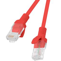 Câble réseau Ethernet UTP Lanberg Cat.6 rouge 2m
