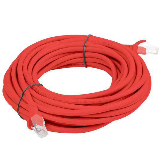 Kabel sieci Ethernet UTP Lanberg Cat.6 czerwony 5m