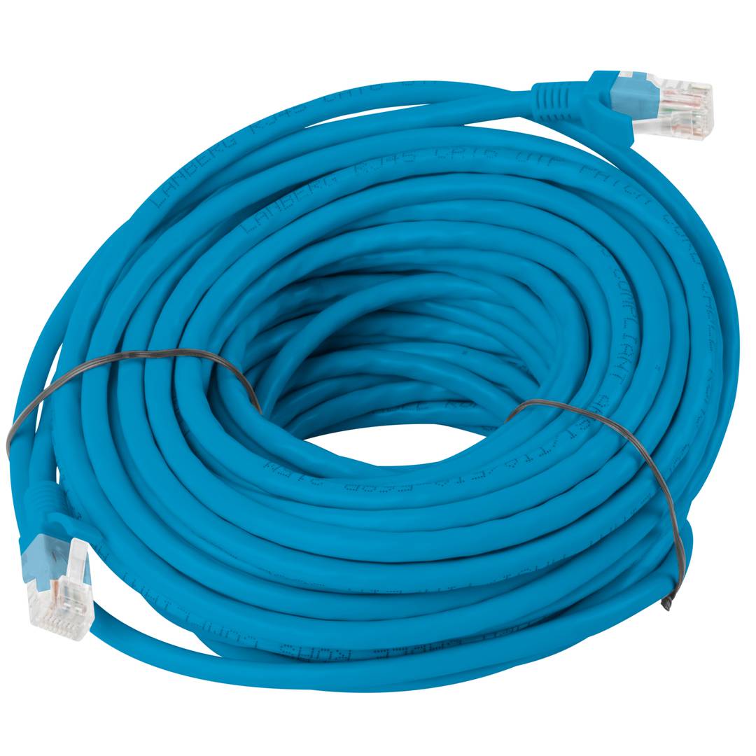 Câble réseau Ethernet UTP Lanberg Cat.6 bleu 15m