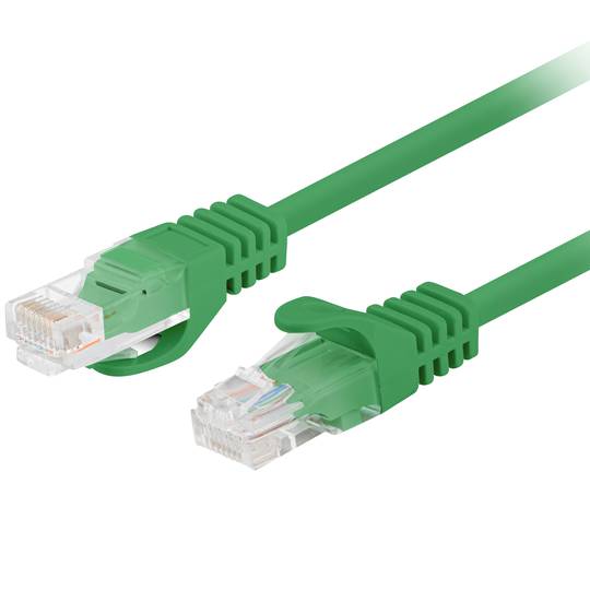 Ethernet netwerkkabel UTP Lanberg Cat.6 groen 25cm