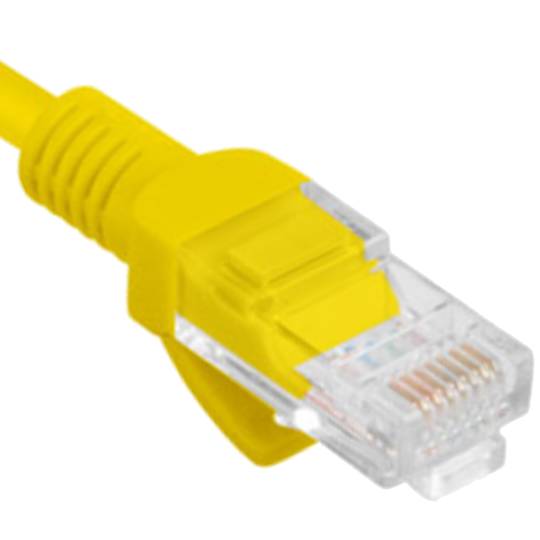 Kabel sieciowy Ethernet UTP Lanberg Cat.6 żółty 2m