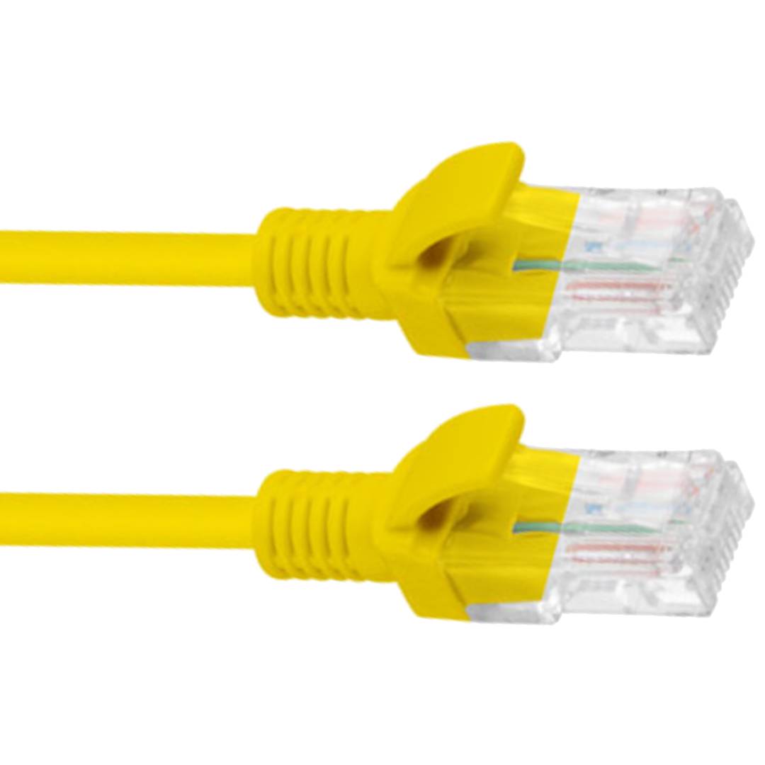 5 m Cat. 6 UTP ethernet network cable yellow PCU6-10CC-0500-Y
