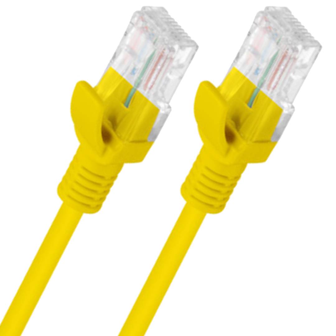5 m Cat. 6 UTP ethernet network cable yellow PCU6-10CC-0500-Y