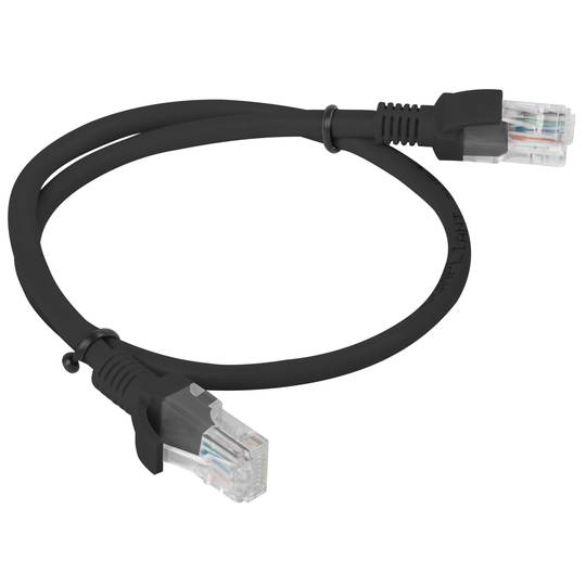 Ethernet-Netzwerkkabel UTP Lanberg Cat.6 schwarz 50cm