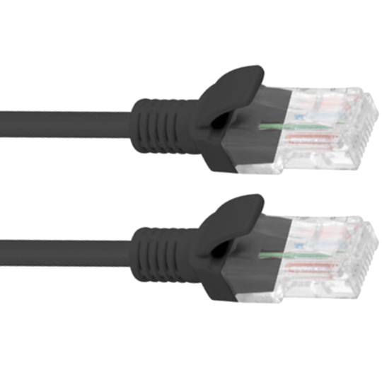 Ethernet network cable UTP Lanberg Cat.6 black 25cm