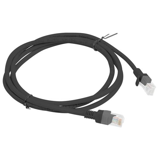 Cabo de rede Ethernet UTP Lanberg Cat.6 preto 1,5 m