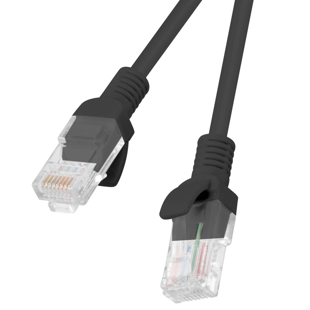 Ethernet network cable Cat. 6 UTP 5 m black PCU6-10CC-0500-BK