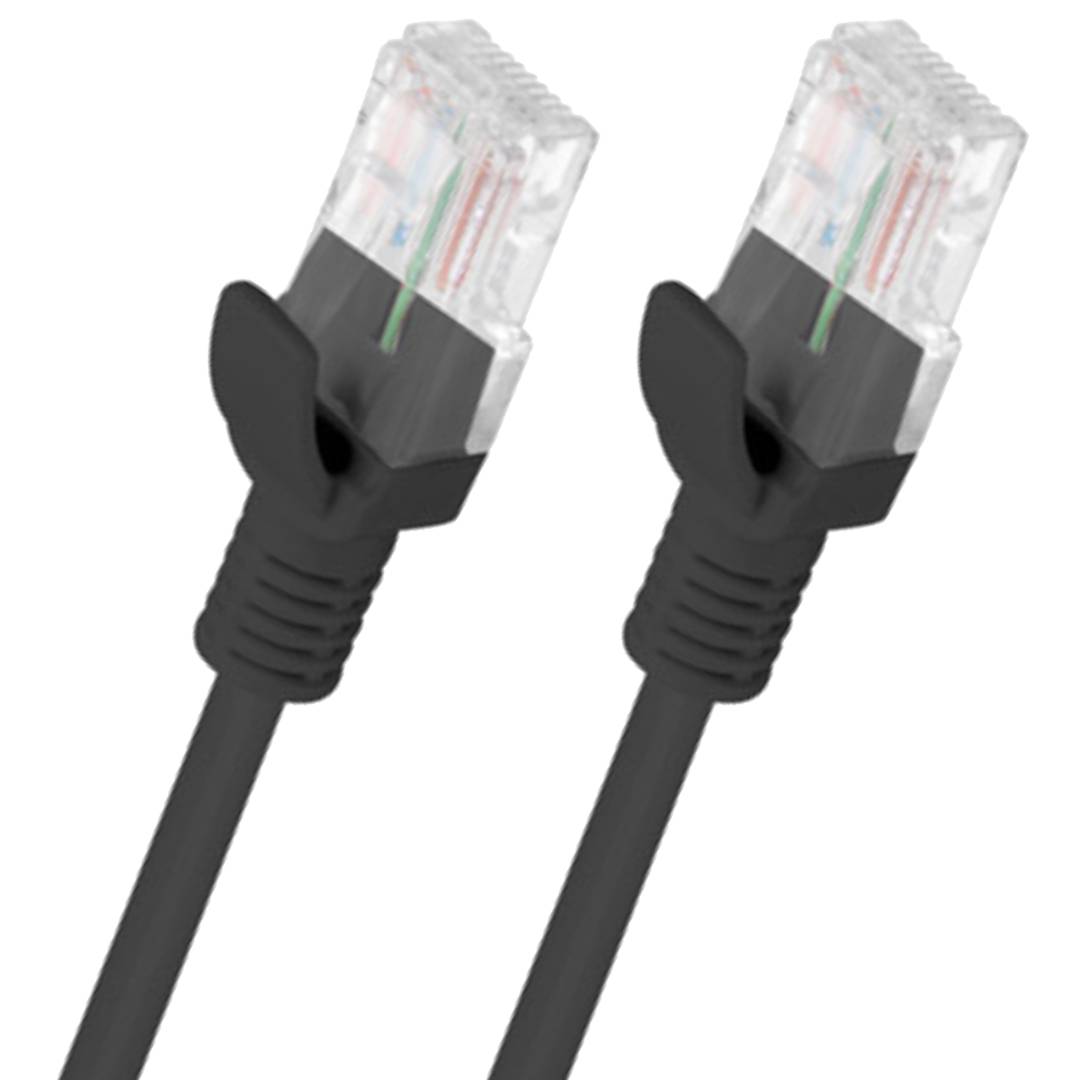Ethernet network cable Cat. 6 UTP 5 m black PCU6-10CC-0500-BK