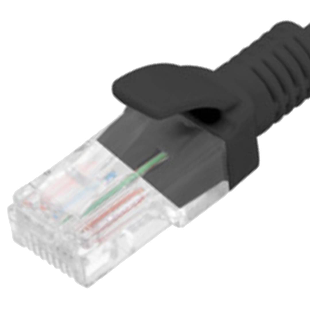 Ethernet network cable Cat. 6 UTP 5 m black PCU6-10CC-0500-BK