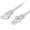 Ethernet-Netzwerkkabel UTP Lanberg Cat.6 grau 10 Gbps 25cm