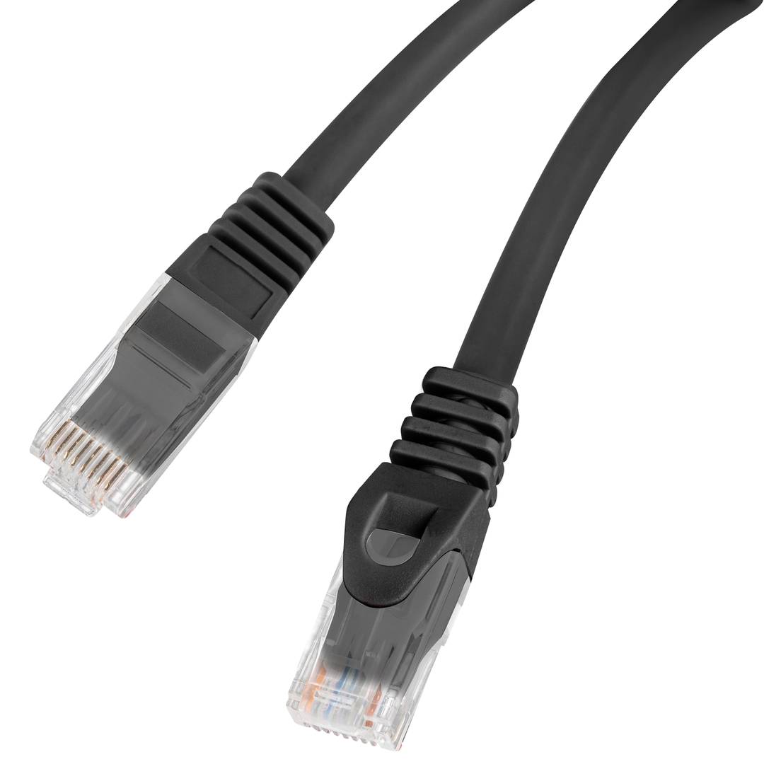 Netwerkkabel RJ-45 U/UTP (UTP) Cat6 1,5 meter van Lanberg PCU6-10CU-0150-BK