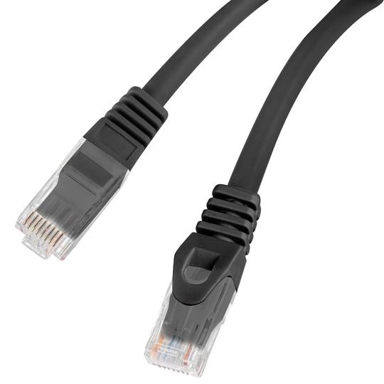 Netwerkkabel RJ-45 U/UTP (UTP) Cat6 1,5 meter van Lanberg PCU6-10CU-0150-BK