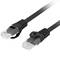 Cable de red de Lanberg de 3 m cat6, U/UTP (UTP) con conectores RJ-45 a RJ-45 PCU6-10CU-0300-BK