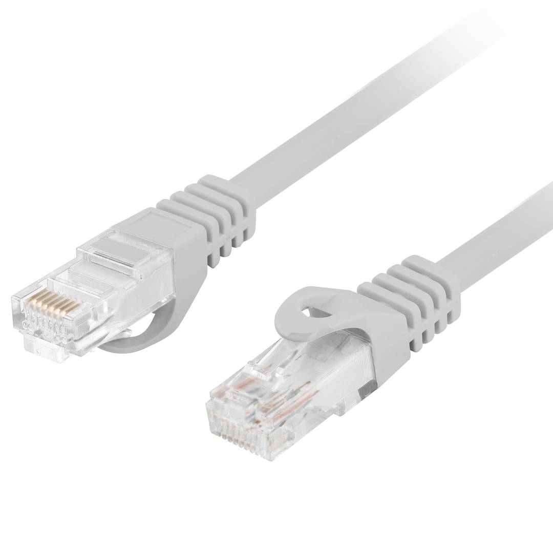Lanberg Netzwerkkabel 1 m Cat6, U/UTP (UTP) mit RJ-45 Steckern an beiden Enden PCU6-10CU-0100-S