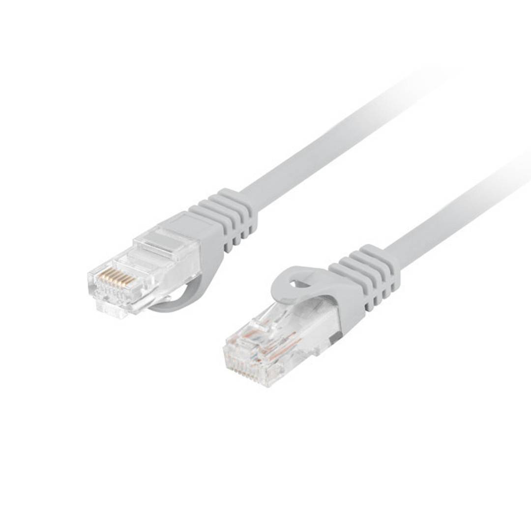 Lanberg Netzwerkkabel 1 m Cat6, U/UTP (UTP) mit RJ-45 Steckern an beiden Enden PCU6-10CU-0100-S