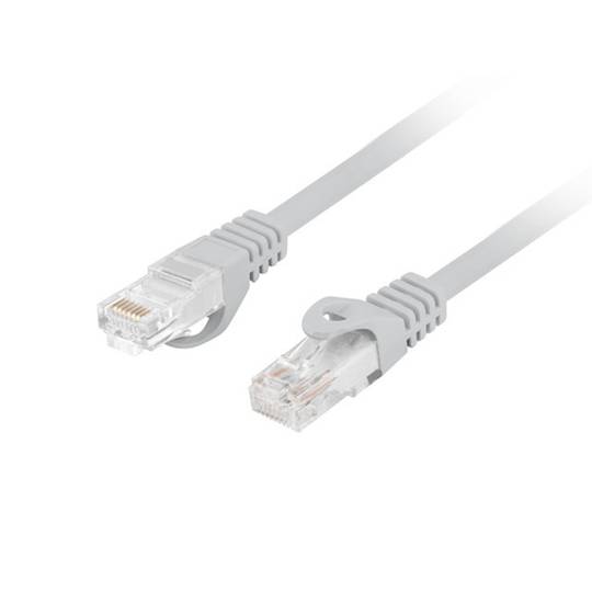 Lanberg Netzwerkkabel 1 m Cat6, U/UTP (UTP) mit RJ-45 Steckern an beiden Enden PCU6-10CU-0100-S