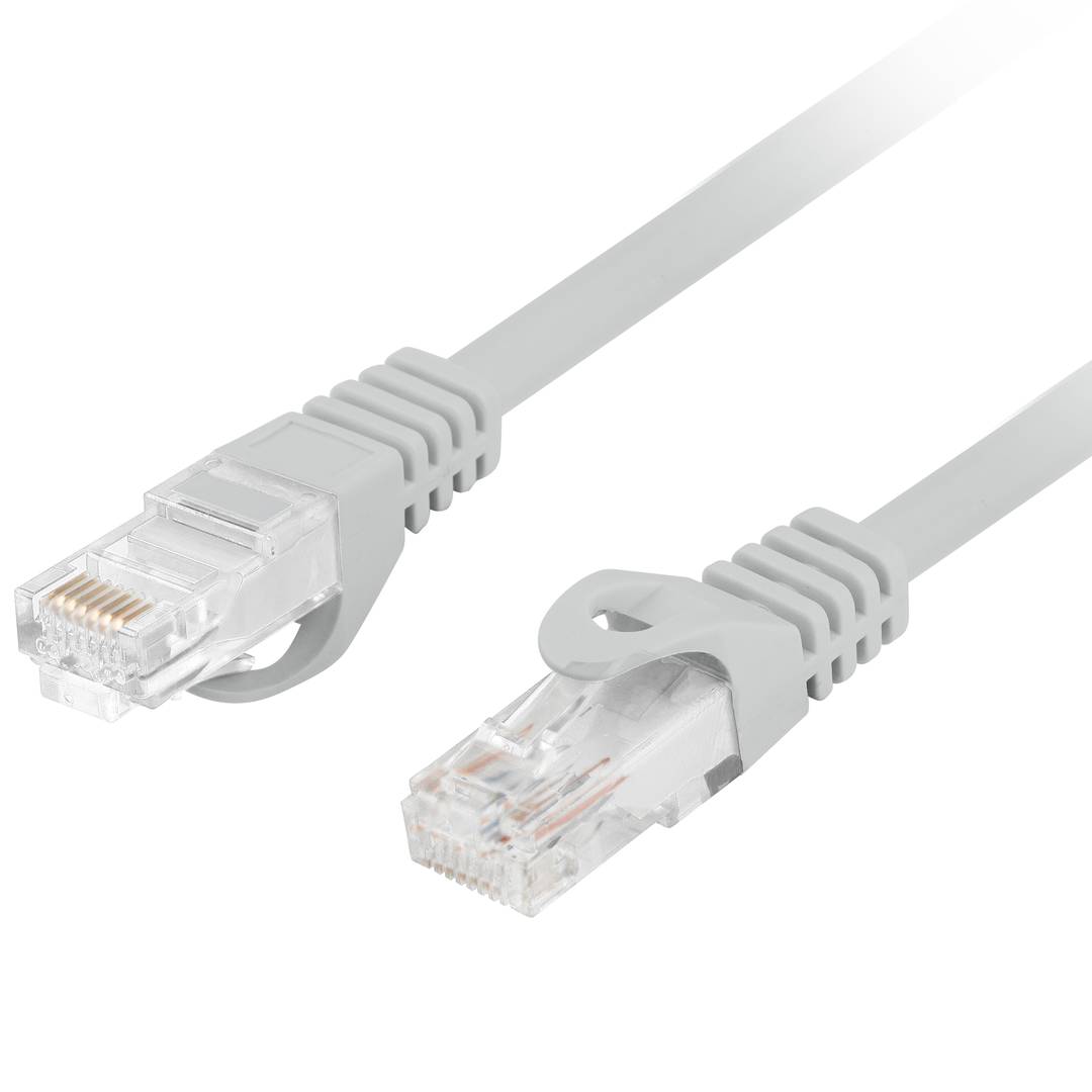 Lanberg PCU6-10CU-1000-S Cavo di rete UTP cat6 da 10 m con connettori RJ-45 su entrambe le estremità