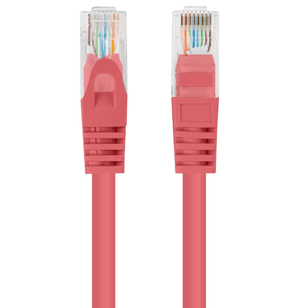 Cable de xarxa ethernet Cat. 6 UTP de 0,25 m de color vermell PCU6-10CC-0025-R