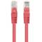 Confezione da 10 unità Cavo di rete Lanberg cat 6 UTP 0,5 m colore rosso PCU6-20CC-0050-R