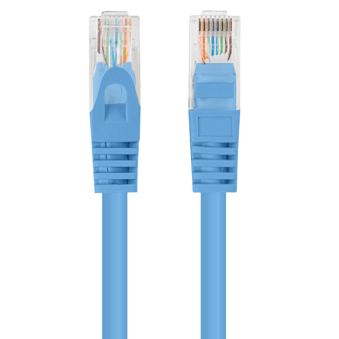 10 stuks 0,25 m Cat.6 UTP Ethernet-netwerkkabel, blauw PCU6-20CC-0025-B