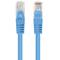 Pacote de 10 unidades Lanberg cat 6 UTP cabo de rede 2 m cor azul PCU6-20CC-0200-B