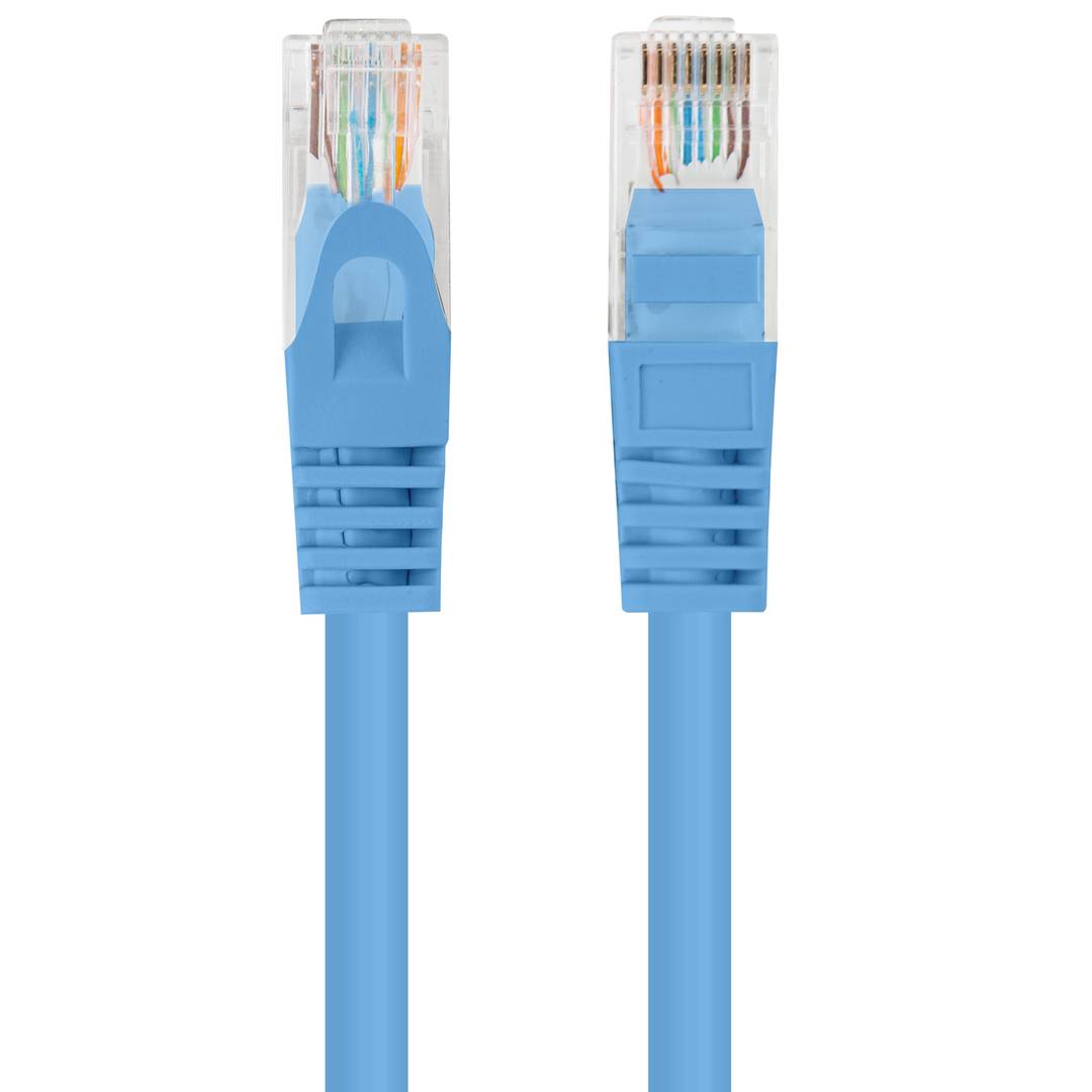 Cable de red de Lanberg cat 6/UTP de 7.5 m color azul PCU6-10CC-0750-B