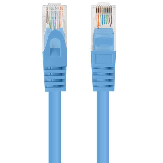 Cable de red de Lanberg cat 6/UTP de 7.5 m color azul PCU6-10CC-0750-B