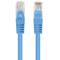 Cable de red de Lanberg cat 6/UTP de 7.5 m color azul PCU6-10CC-0750-B