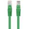 Pack of 10 units Lanberg cat 6 UTP network cable 0.5 m green color PCU6-20CC-0050-G