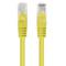 Pack of 10 of 0.25 m Cat. 6 UTP Ethernet network cable, yellow PCU6-20CC-0025-Y