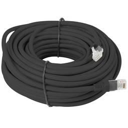 Ethernet network cable Cat. 6 UTP 20 m black PCU6-10CC-2000-BK