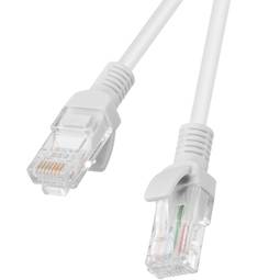 Pack de 10 unitats cable de xarxa de Lanberg cat.6 UTP de 0.25 m color gris PCU6-20CC-0025-S