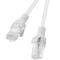 10 stuks Lanberg netwerkkabel cat.6 UTP 0,25 m grijze kleur PCU6-20CC-0025-S