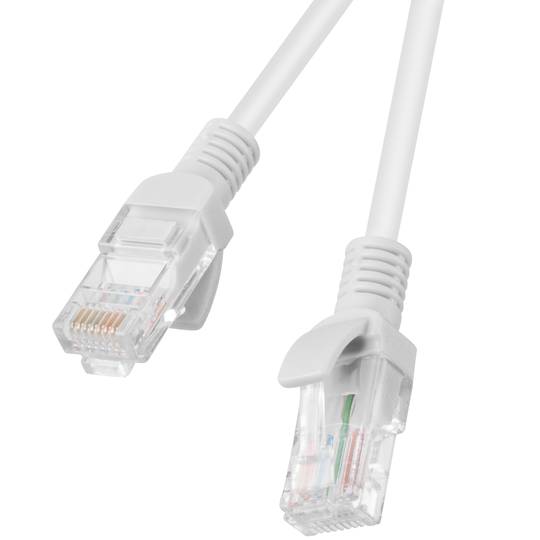 Pack de 10 unitats cable de xarxa de Lanberg cat.6 UTP de 3m color gris PCU6-20CC-0300-S