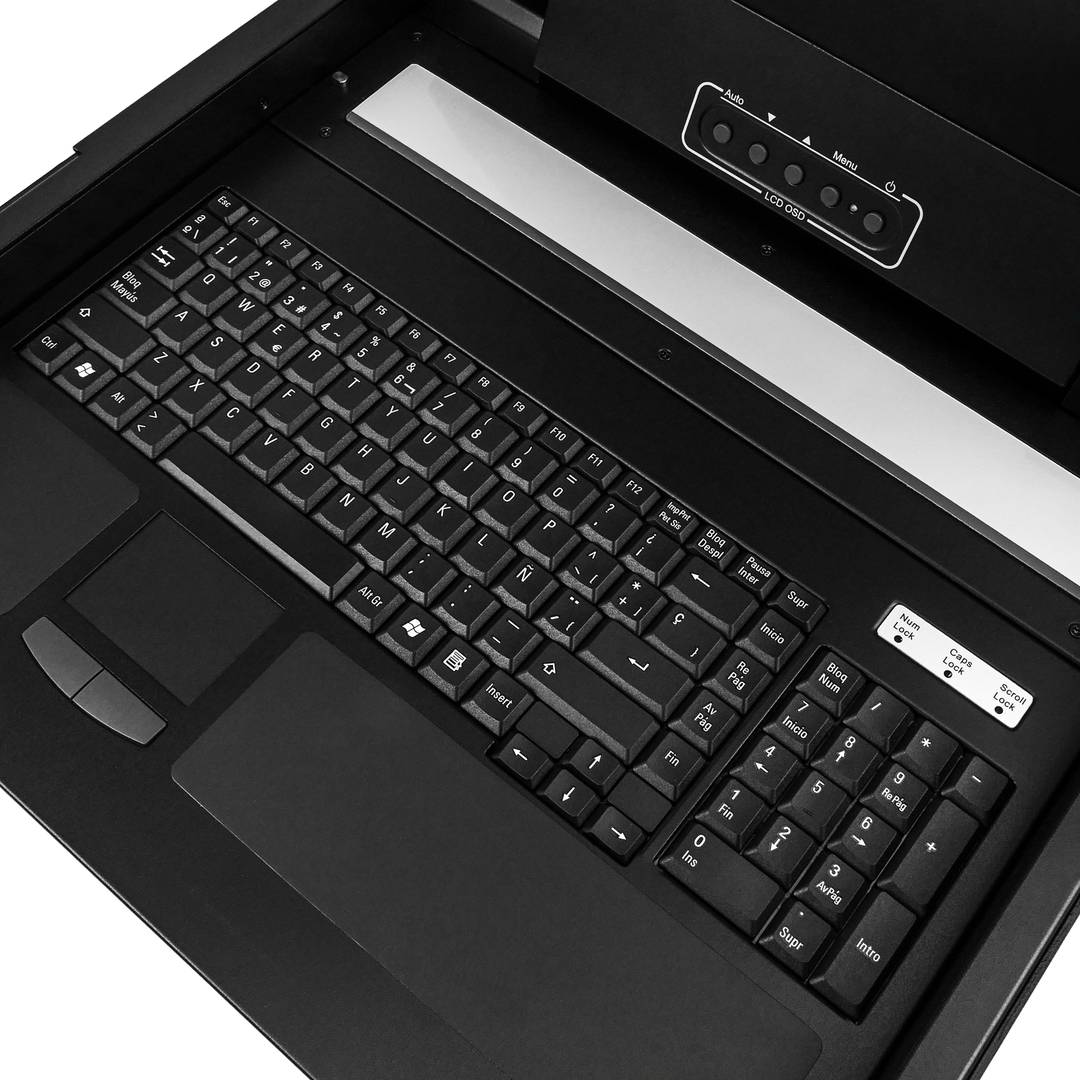 Consola KVM rack 19