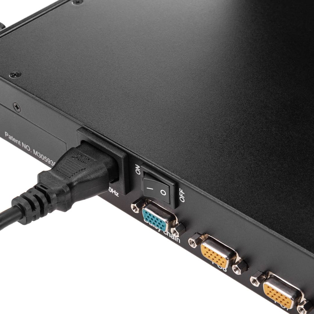 Consola KVM rack 19