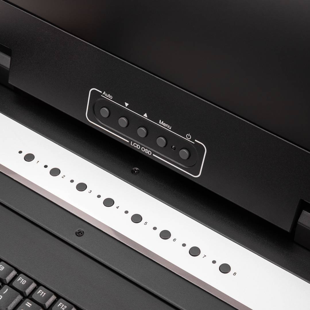 Consola KVM rack 19