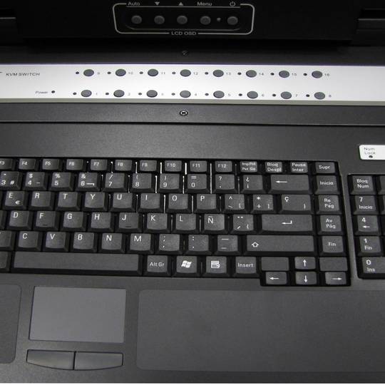 Console KVM rack de 19