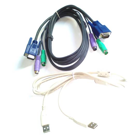 RackMatic 19-inch KVM-rackconsole met 1 poort en VS-toetsenbord