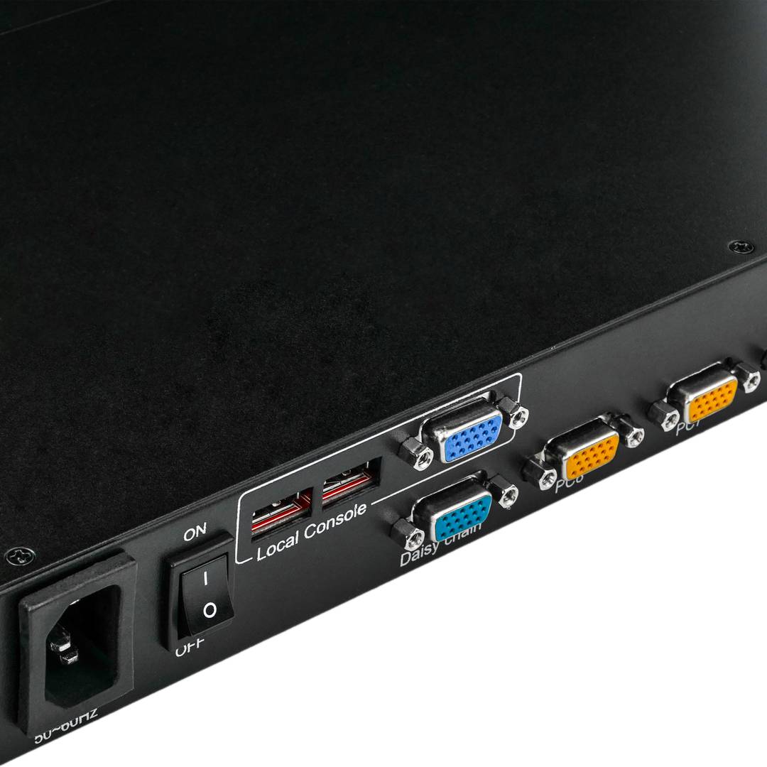 Consola KVM rack 19