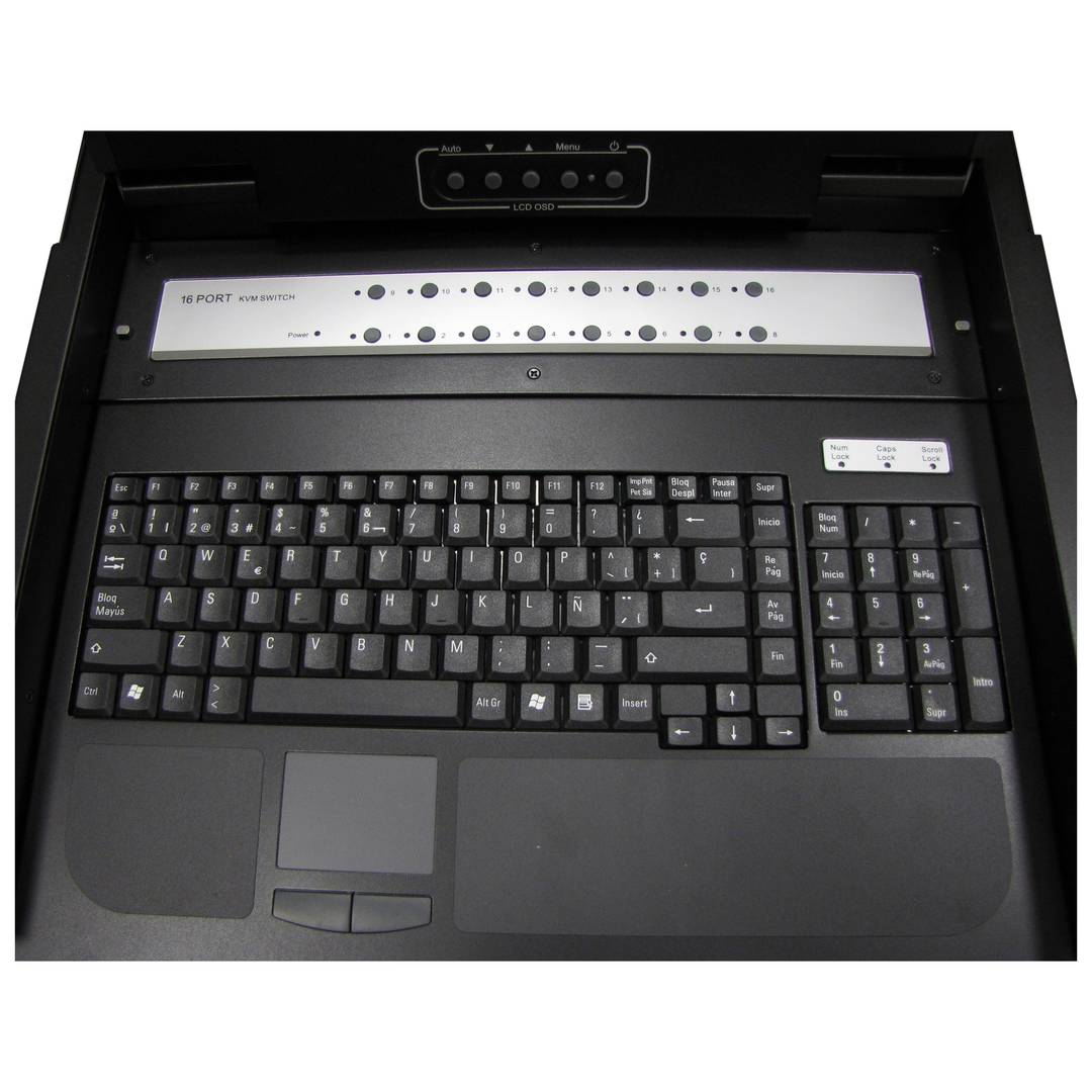 Consola KVM rack 19