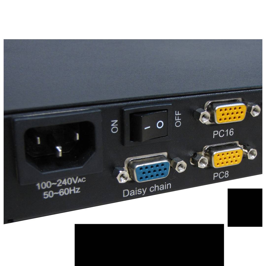 Consola KVM rack 19